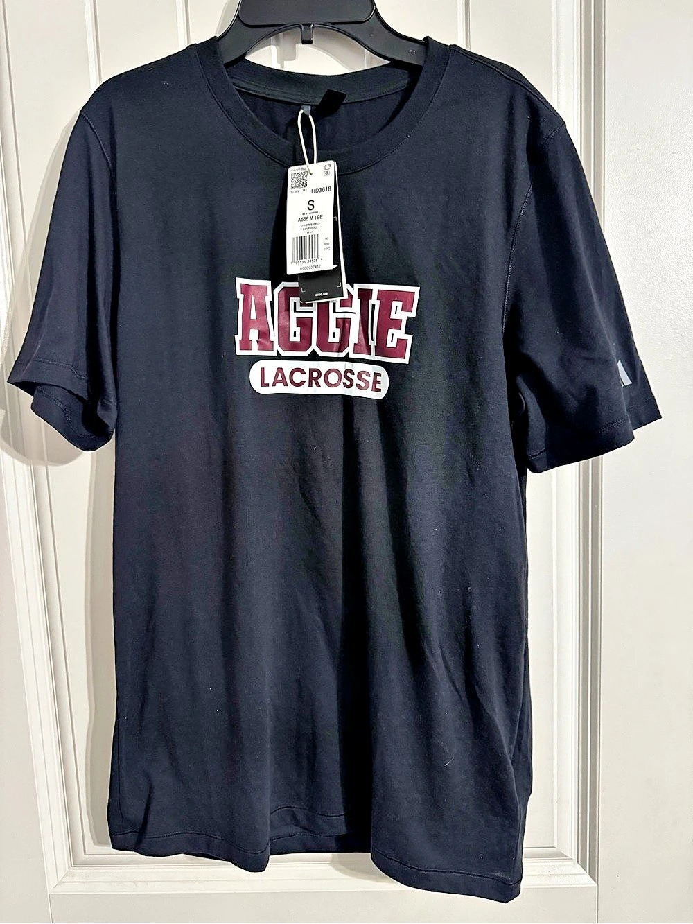 Adidas Texas A&M Aggies Lacrosse Graphic T-Shirt Black Small